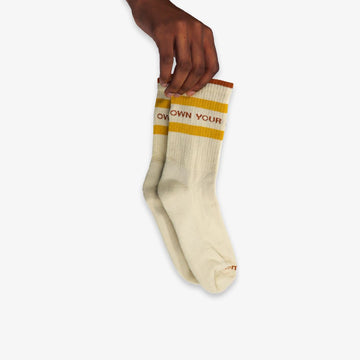 Socks - Khaki & Mustard