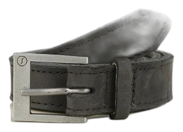 Genuine leather belt in Salvador Black